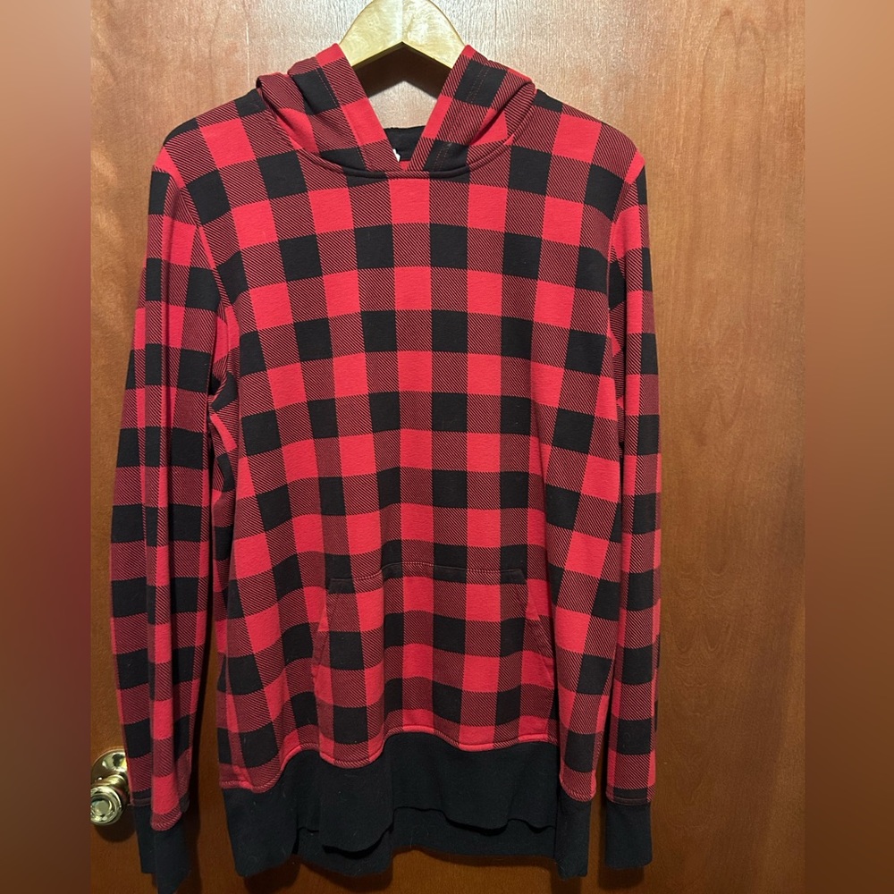 Buffalo plaid hoodie from Ideology, size XL